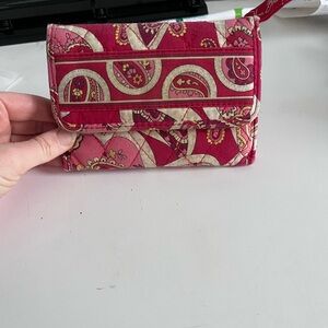 Vera Bradley Pink Paisley Wallet